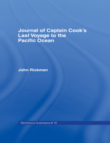 Journal of Captain Cook's Last Voyage by John, Rickman, 9780415760300