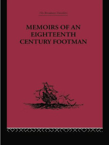 Memoirs of an Eighteenth Century Footman (John Macdonald Travels (1745-1779)) by John Macdonald, 9781138867635