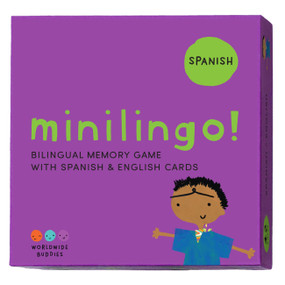 Minilingo Spanish / English Bilingual Flashcards (Bilingual memory game with Spanish & English cards) by Worldwide Buddies, 9798986657516