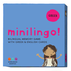 Minilingo Greek / English Bilingual Flashcards (Bilingual memory game with Greek & English cards) by Worldwide Buddies, 9798986657523