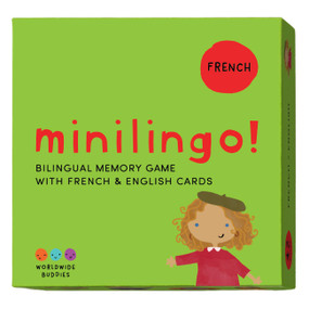 Minilingo French / English Bilingual Flashcards (Bilingual memory game with French & English cards) by Worldwide Buddies, 9798986657547