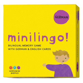 Minilingo German / English Bilingual Flashcards (Bilingual memory game with German & English cards) by Worldwide Buddies, 9798986657554