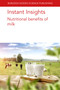 Instant Insights: Nutritional benefits of milk by Dr Jan Geurts, Shane V. Crowley, Dr James A. O'Mahony, Patrick F. Fox, Young W. Park, Prof Michael Gänzle, 9781801466042