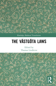 The Västgöta Laws by Thomas Lindkvist, 9781032004921