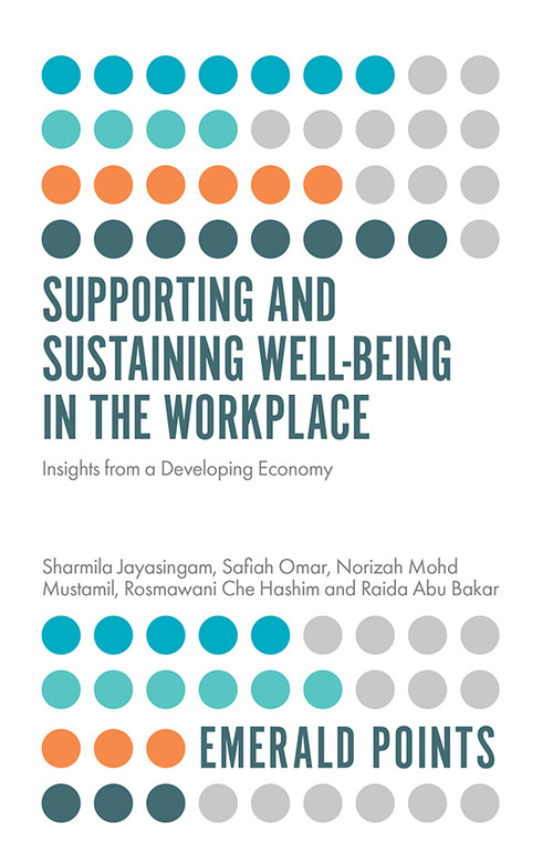 Supporting and Sustaining Well-Being in the Workplace (Insights from a Developing Economy) by Sharmila Jayasingam, Safiah Omar, Norizah Mohd Mustamil, Rosmawani Che Hashim, Raida Abu Bakar, 9781839826955
