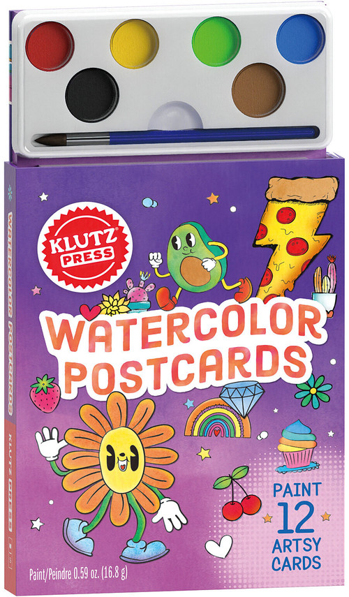 Watercolor Postcards by Editors of Klutz, 9781338848519
