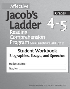 Affective Jacob's Ladder Reading Comprehension Program (Grades 4-5, Student Workbooks, Biographies, Essays, and Speeches (Set of 5)) by Joyce VanTassel-Baska, Tamra Stambaugh, 9781618219541