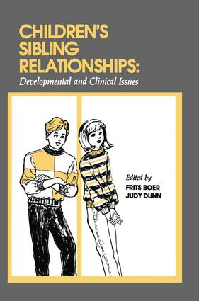 Children's Sibling Relationships (Developmental and Clinical Issues) - 9781138876286 by Frits Boer, Judy Dunn, Judith F. Dunn, 9781138876286