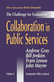 Collaboration in Public Services (The Challenge for Evaluation) - 9781138508248 by Bill Jenkins, 9781138508248