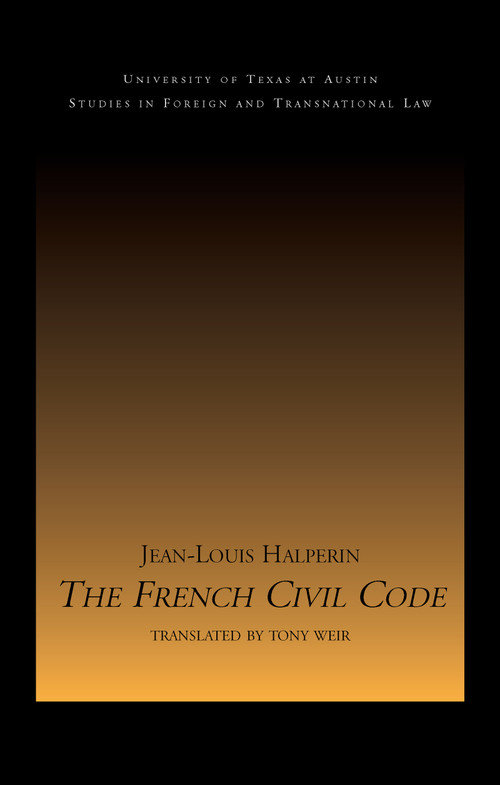 The French Civil Code by Jean-Louis Halperin, 9781844721313