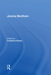 Jeremy Bentham - 9781138356238 by Frederick Rosen, 9781138356238