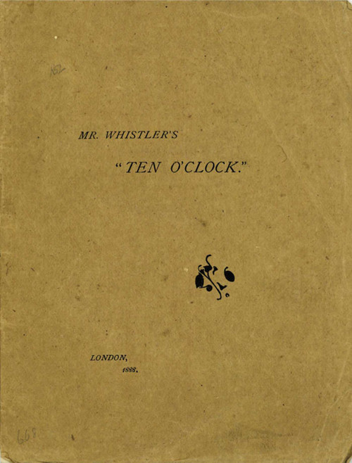 Mr. Whistler's Ten O'Clock by J. A. McNeill Whistler, Margaret Macdonald, 9781843680758