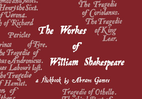 The Workes of William Shakespeare (A Flickbook By Abram Games) by Abram Games, 9781843681373