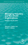 Managing Voluntary and Non-Profit Organizations (Strategy and Structure) by Richard Butler, David C. Wilson, 9781138921191