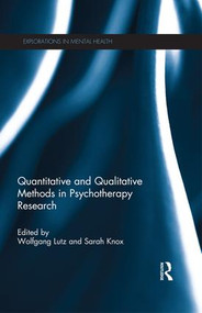 Quantitative and Qualitative Methods in Psychotherapy Research - 9781138190931 by Wolfgang Lutz, Sarah Knox, 9781138190931