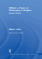 William L. Rowe on Philosophy of Religion (Selected Writings) by William L. Rowe, Nick Trakakis, 9781032340319