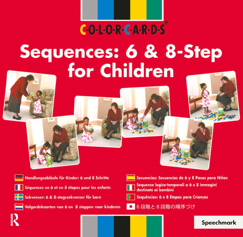 Sequences: Colorcards (6 and 8- Step for Children) by Speechmark, 9780863885587