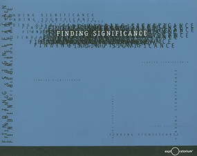 Finding Significance by Sue Allen, 9780943451602