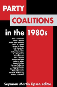 Party Coalitions in the 1980s - 9780917616433 by Seymour Lipset, 9780917616433