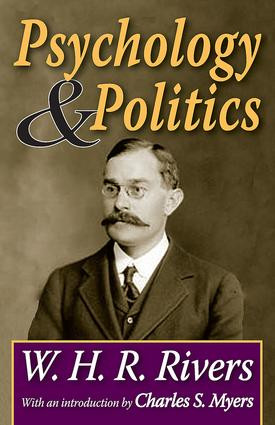 Psychology and Politics - 9781412818193 by W.H.R Rivers, 9781412818193