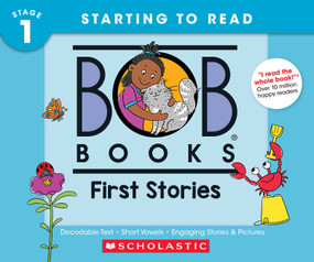 Bob Books - First Stories Hardcover Collection of 12 Stories | Decodable Phonics Stories, Ages 4 and up, Kindergarten (Stage 1: Starting to Read) by Lynn Maslen Kertell, Dana Sullivan, 9781546116820