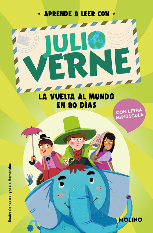 PHONICS IN SPANISH-Aprende a leer con Verne: La vuelta al mundo en 80 días / PHONICS IN SPANISH-Around the World in 80 Days - 9788427237407 by Julio Verne, Shia Green, Ignacio Hernández, 9788427237407