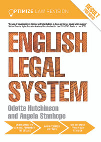 Optimize English Legal System by Angela Stanhope, Odette Hutchinson, 9780415702294