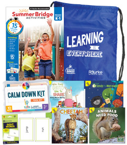 Summer Bridge Essentials  and Calm Down Kit Backpack K-1 by Rourke Educational Media, Summer Bridge Activities, 9781731656391