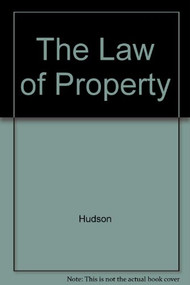 The Law of Property by Alastair Hudson, 9781845680527