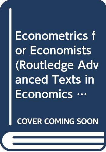 Econometrics for Economists by Gauthier Lanot, 9780415417945