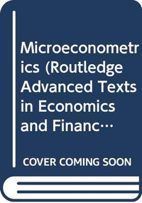 Microeconometrics - 9780415397148 by Jaume García, Sergi Jiménez, Jose M. Labeaga, Ángel López, 9780415397148