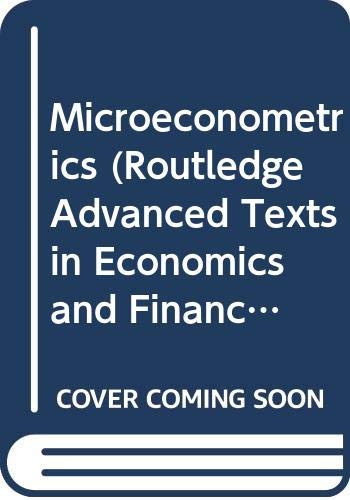 Microeconometrics - 9780415397148 by Jaume García, Sergi Jiménez, Jose M. Labeaga, Ángel López, 9780415397148