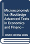 Microeconometrics - 9780415397148 by Jaume García, Sergi Jiménez, Jose M. Labeaga, Ángel López, 9780415397148