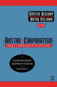 Austro-corporatism (Past, Present, Future) by Gunter Bischof, 9781560008330