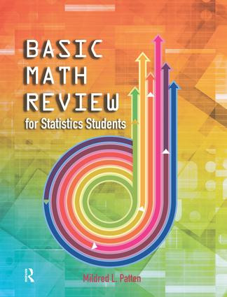 Basic Math Review (For Statistics Students) by Mildred Patten, 9781936523290