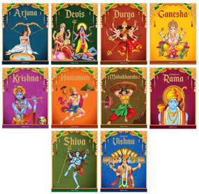 Tales from Indian Mythology (Collection of 10 Books): Story Books For Kids by Wonder House Books, 9789354400506
