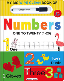 My Big Wipe And Clean Book of Numbers for Kids (1 to 20) by Wonder House Books, 9789354401121