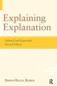 Explaining Explanation - 9781612050683 by David-Hillel Ruben, 9781612050683