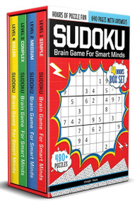 Sudoku - Brain Games For Smart Minds Box Set Of 4 Books : Brain Booster Puzzles for Kids, 480 + Fun Games. Combo of Easy, Hard, Killer, Complex Levels. by Wonder House Books, 9789354403927