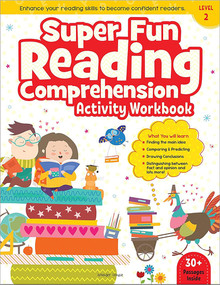 Super Fun Reading Comprehension - Activity Workbook For Children - Level 2 by Wonder House Books, 9789354405785