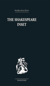 The Shakespeare Inset (Word and Picture) by Francis Berry, 9781138010291