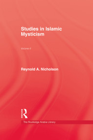 Studies in Islamic Mysticism (Volume II) - 9780415760157 by Reynold A. Nicholson, 9780415760157