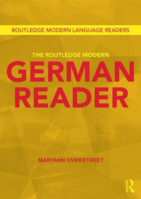 The Routledge Modern German Reader - 9781138898035 by Maryann Overstreet, 9781138898035