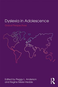Dyslexia in Adolescence (Global Perspectives) - 9781138644533 by Peggy L. Anderson, Regine Meier-Hedde, 9781138644533