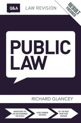 Q&A Public Law by Richard Glancey, 9781138787407