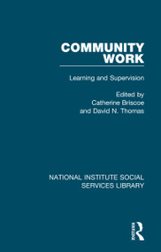 Community Work (Learning and Supervision) by Catherine Briscoe, David N. Thomas, 9781032041902