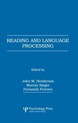 Reading and Language Processing - 9780805819038 by John M. Henderson, Murray Singer, Fernanda Ferreira, 9780805819038