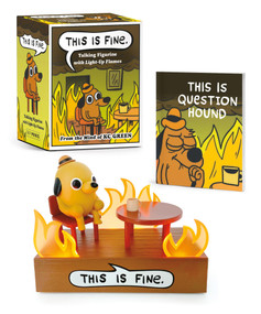 This Is Fine Talking Figurine (With Light and Sound!) by KC Green, 9780762484843