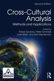 Cross-Cultural Analysis (Methods and Applications, Second Edition) by Eldad Davidov, Peter Schmidt, Jaak Billiet, Bart Meuleman, 9781138690271