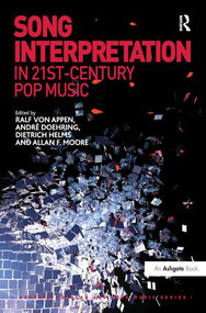 Song Interpretation in 21st-Century Pop Music - 9781138630505 by Ralf von Appen, André Doehring, Allan F. Moore, 9781138630505